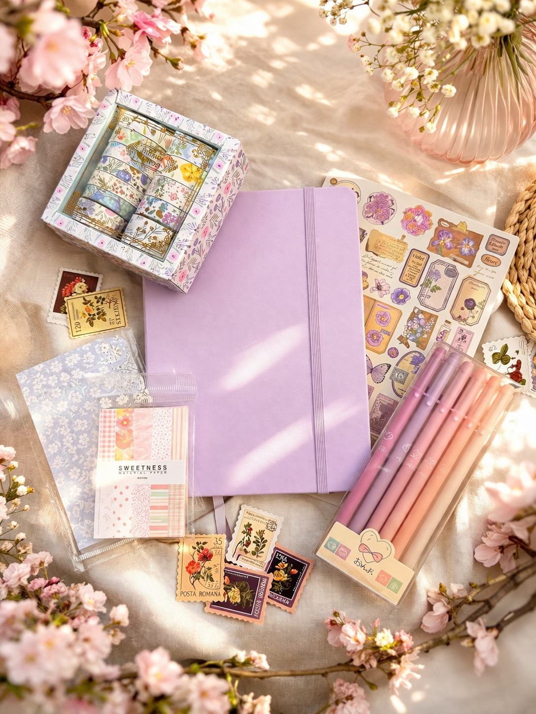 Lot scrapbooking - Collection Floraison