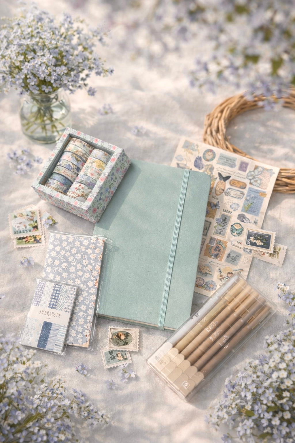 Lot scrapbooking - Collection Floraison