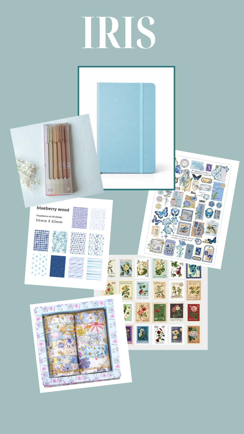 Lot scrapbooking - Collection Floraison