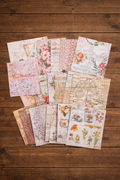 Pack feuilles scrapbooking