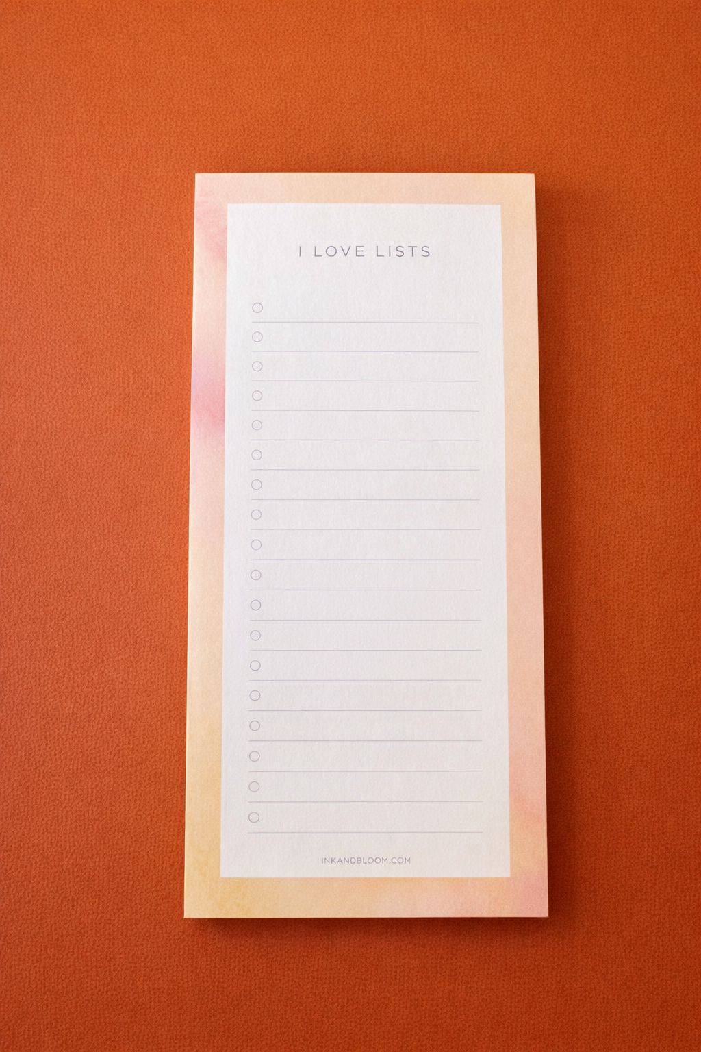 Bloc-notes To-do list A5 – Love List