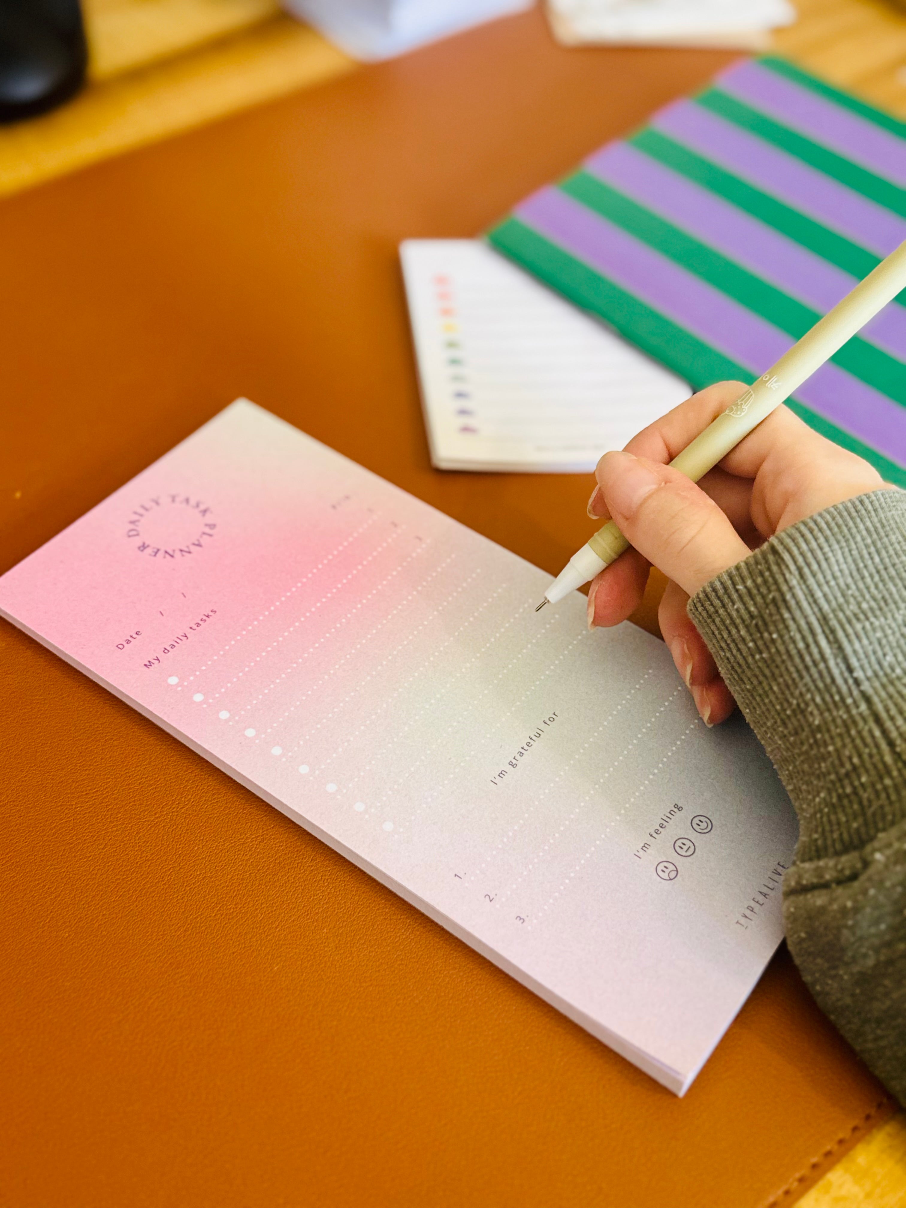 Bloc-notes To-do list A5 – Sunset Rose