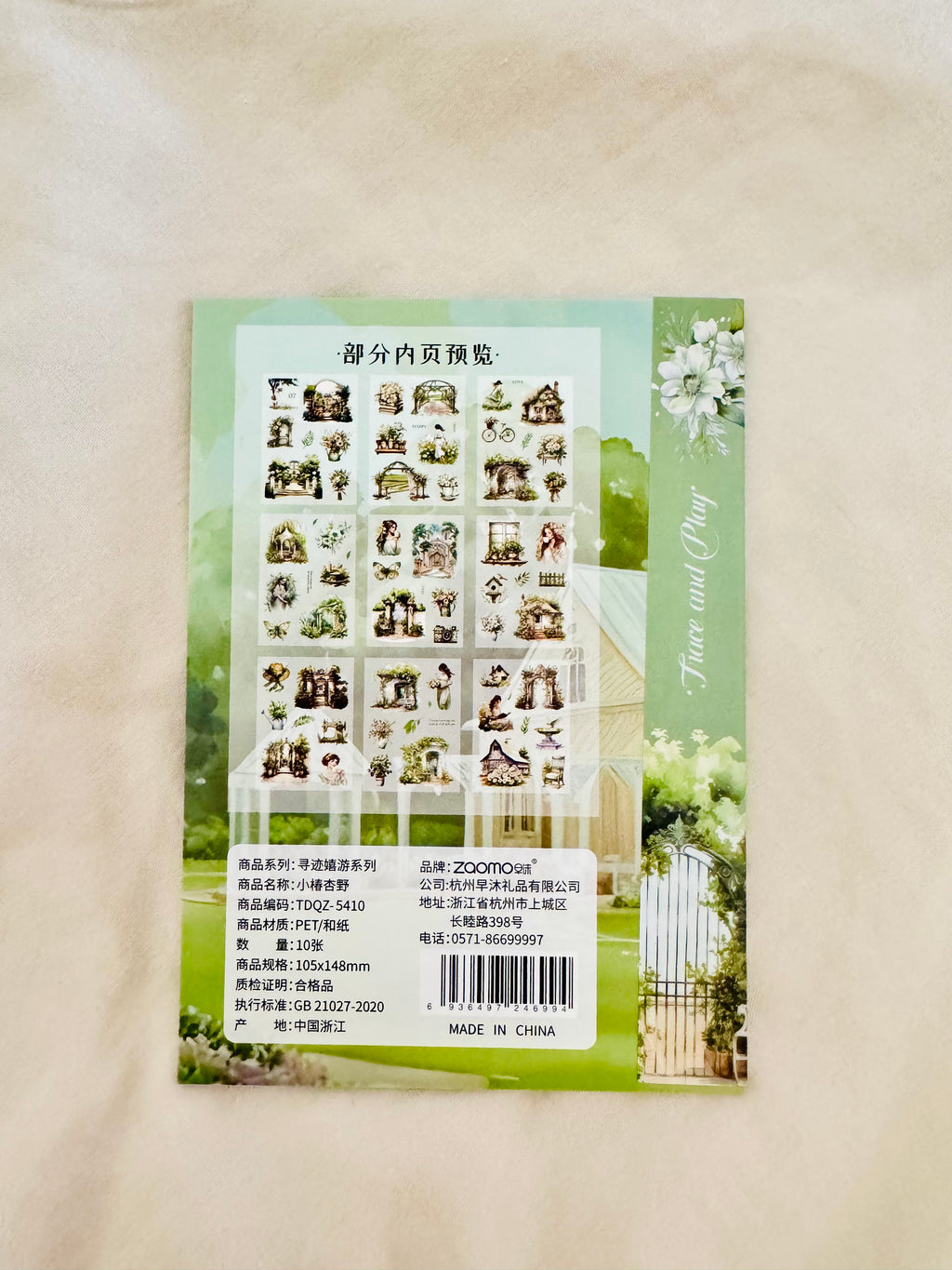 Livret stickers