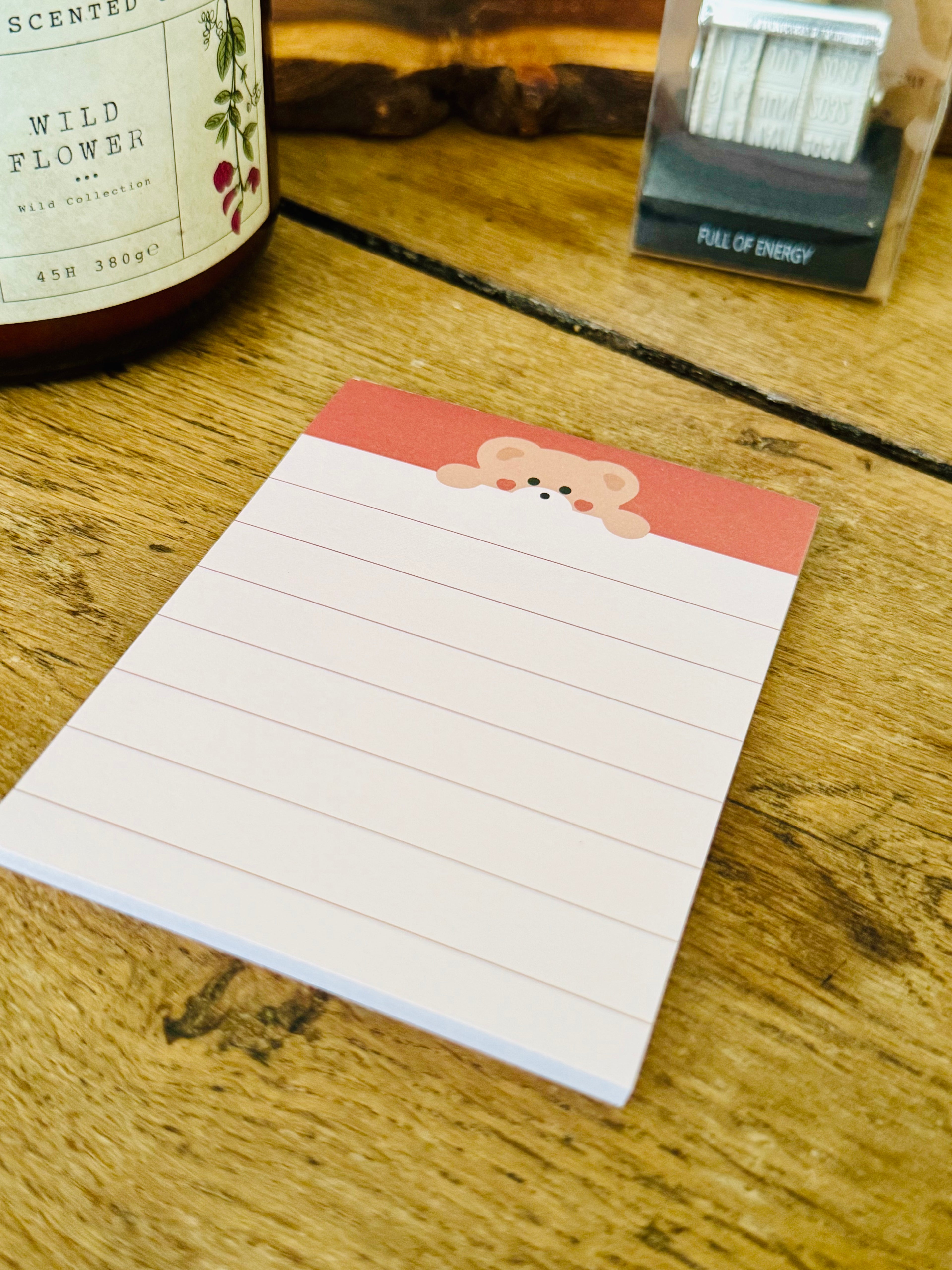 Teddy notes - bloc-notes ours