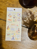 Planche de stickers - Pause café