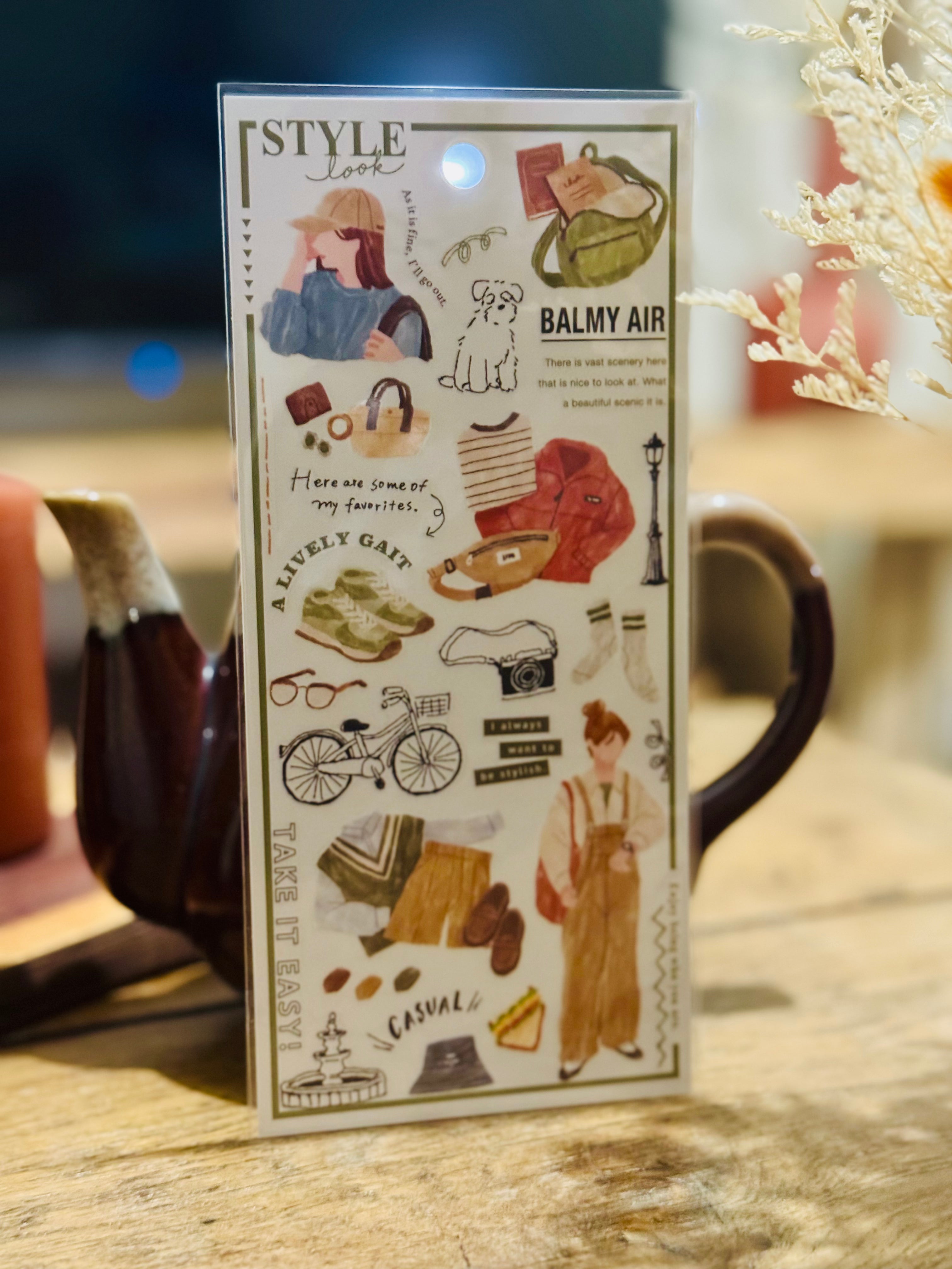 Planche de stickers - Promenade