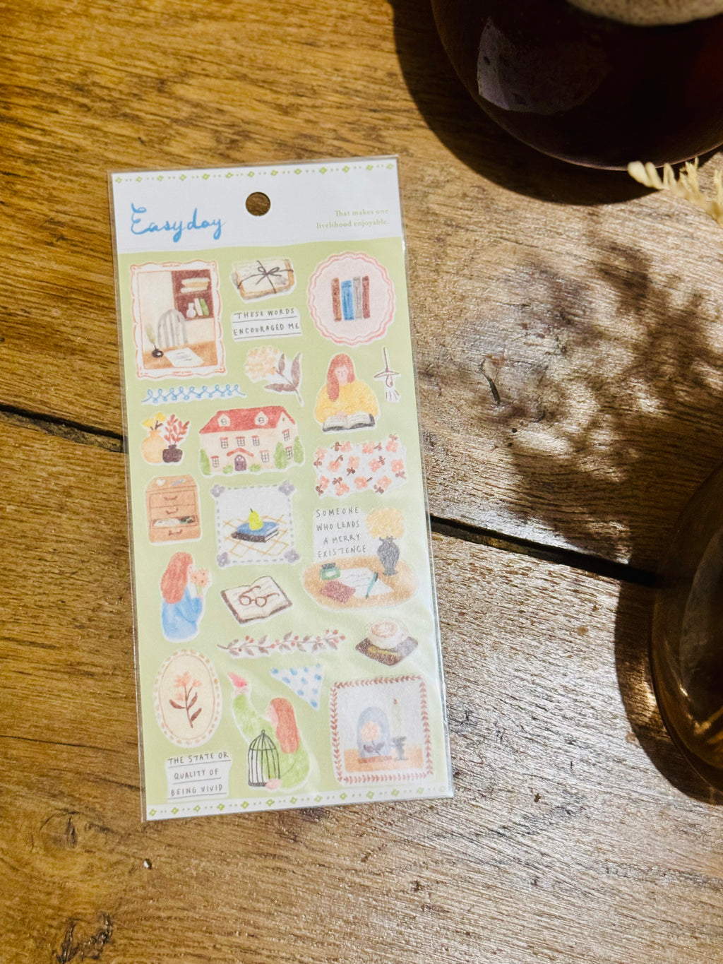 Planche de stickers  - Intérieur Douillet