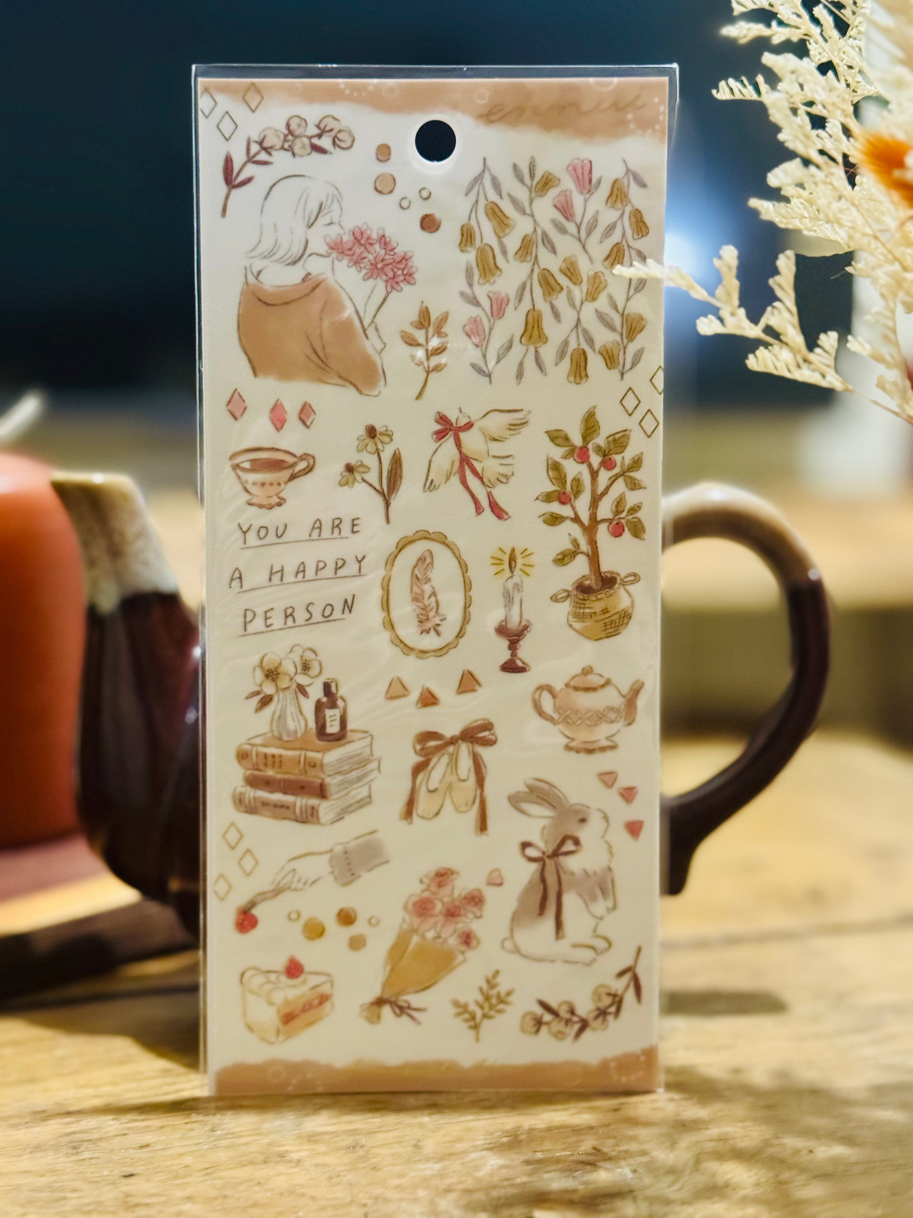 Planche de stickers - Parfum de Fleurs
