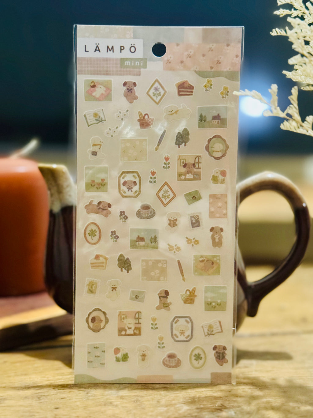 Planche de stickers - Chien