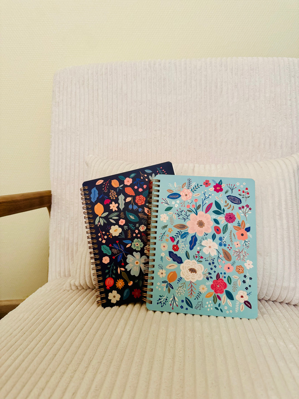 Lot carnets floral