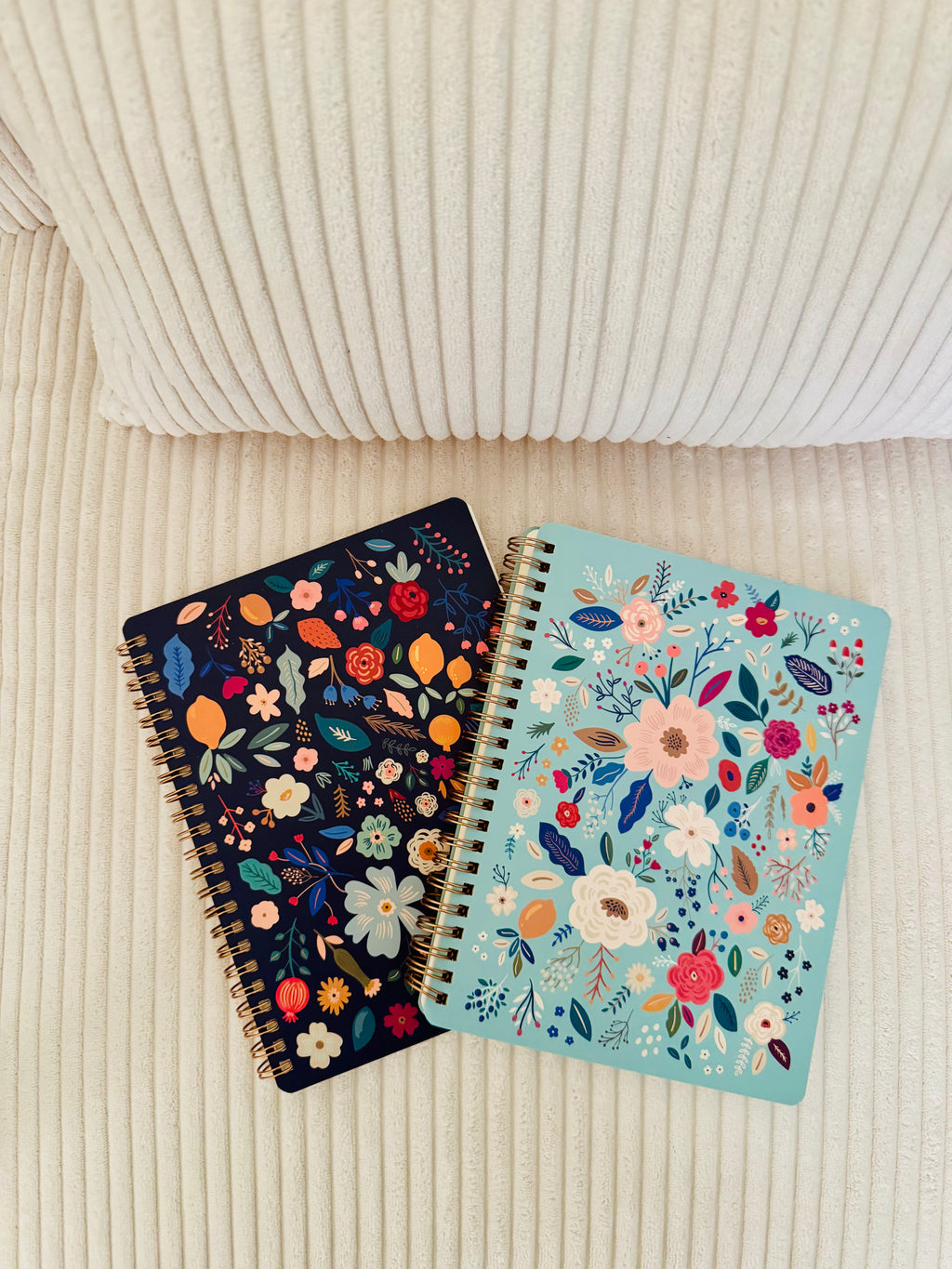 Lot carnets floral