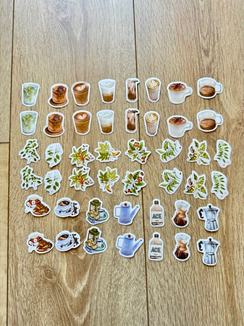 Pack stickers individuels - Café