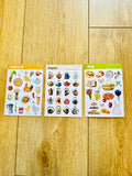 Lot de 3 planches de stickers A6 - Nature & campagne