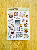 Planches stickers A6 - Maison