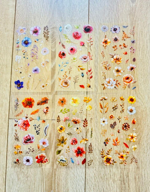Planche stickers - Jardin